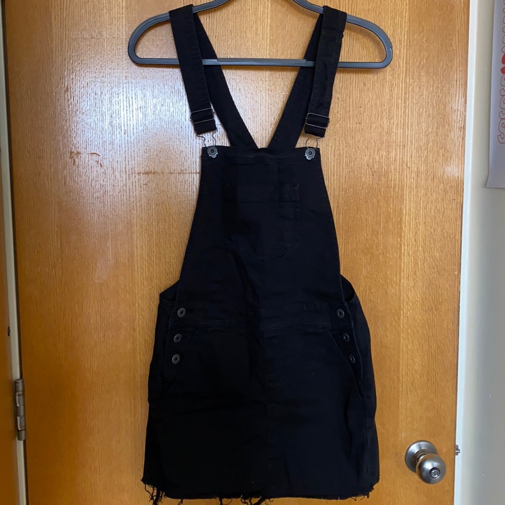 Black Overall Dress